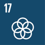 Icono del Objetivo de Desarrollo Sostenible 17 sobre alianzas y cooperación